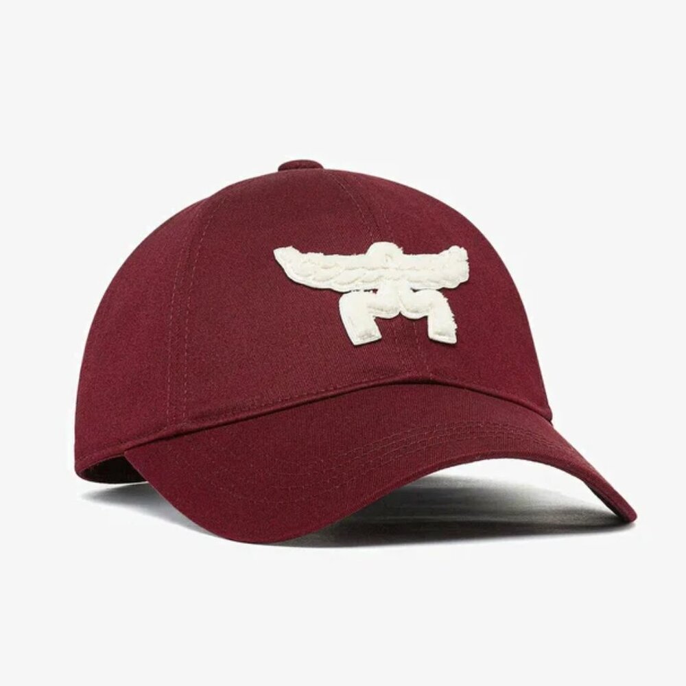 MCM Essential Logo Cap in Cotton Twill with Laurel logo tuft embroidery, NWT